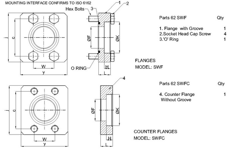 Flange<br/>Counter Flange