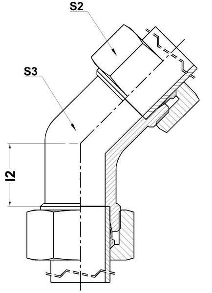 E 45Â°