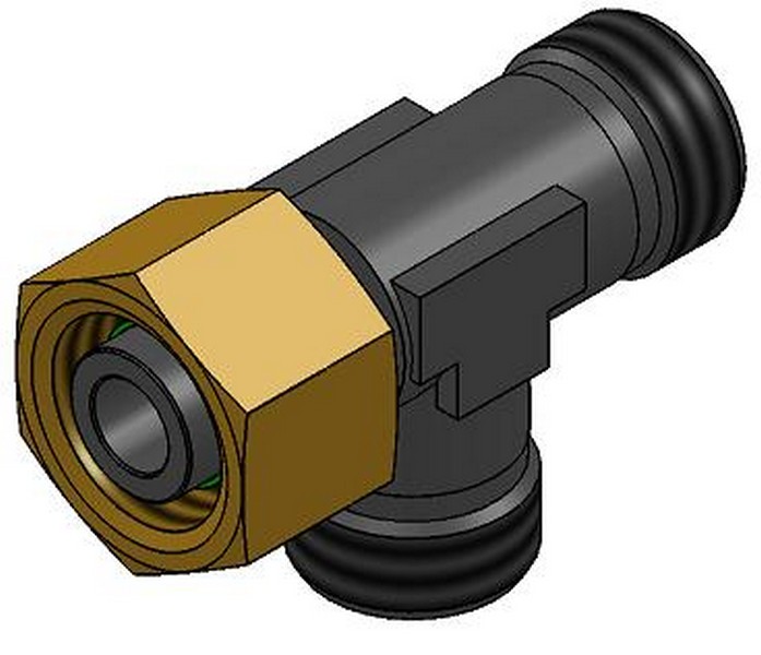 SRT - SWIVEL RUN TEE CONNECTOR