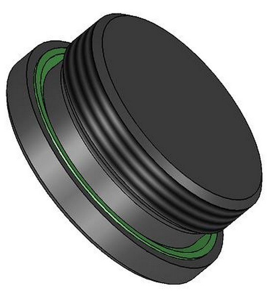 SHP-M-ED - SOCKET HEAD PLUG WITH ELASTOMERIC SEAL 