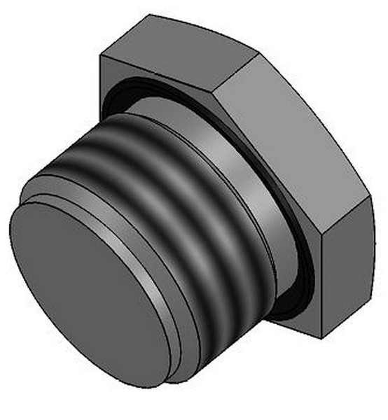 Metric MM Hollow Hex Plug