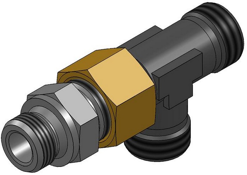 SRC - SWIVEL RUN TEE CONNECTOR